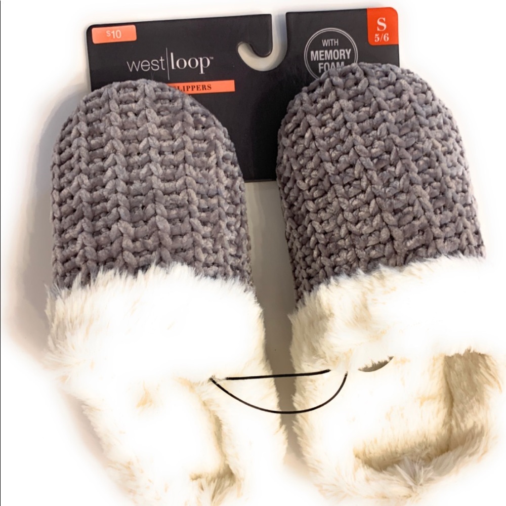 West loop 5/6 memory foam slippers